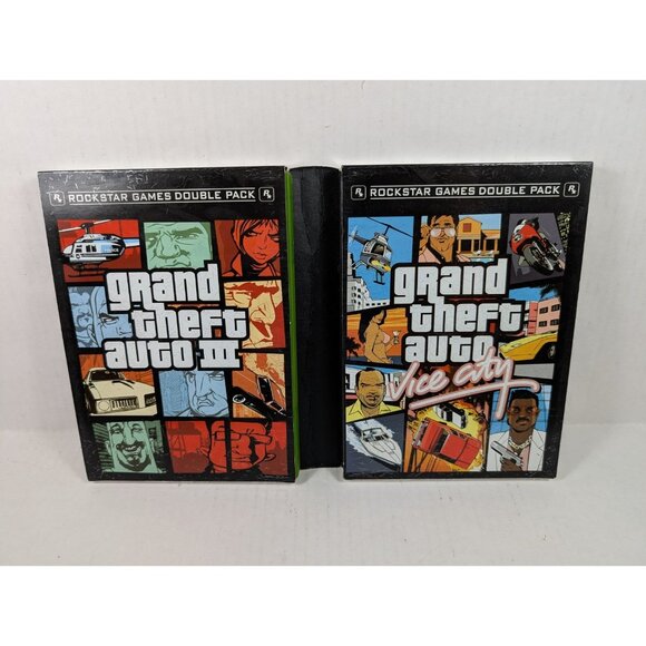 Grand Theft Auto III & Vice City The Xbox Collection Versions Tested Doublt Pack - Picture 2 of 11